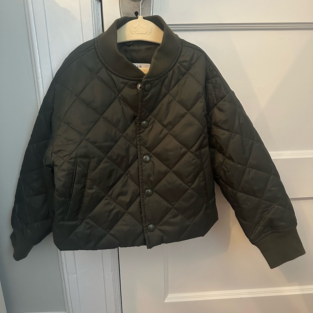 GAP Kids lightweight  Quilted Jacket - Deep Green